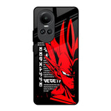 Red Vegeta Oppo Reno10 5G Glass Back Cover Online