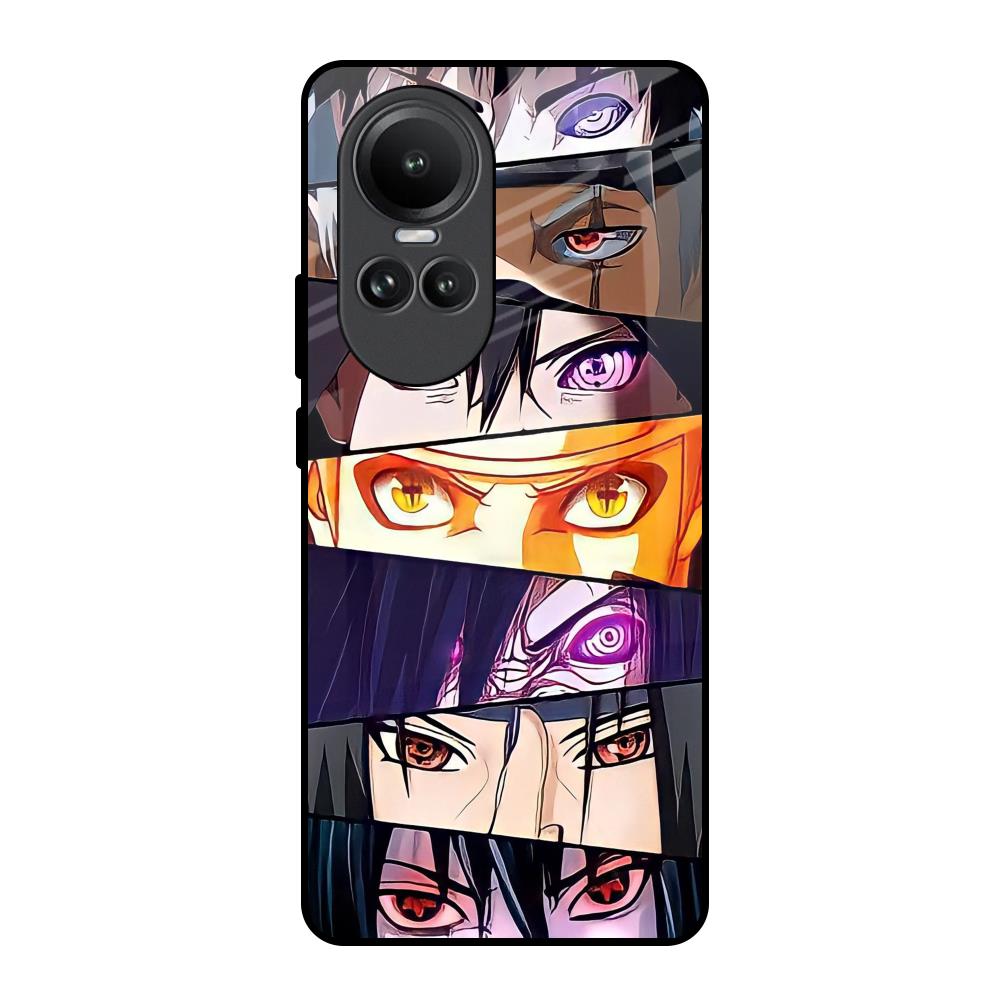 Anime Eyes Oppo Reno10 5G Glass Back Cover Online