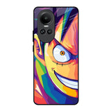 Monkey Wpap Pop Art Oppo Reno10 5G Glass Back Cover Online