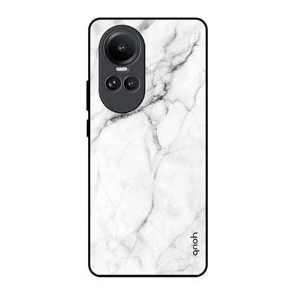 Modern White Marble Oppo Reno10 5G Glass Back Cover Online