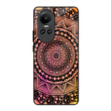 Floral Mandala Oppo Reno10 5G Glass Back Cover Online