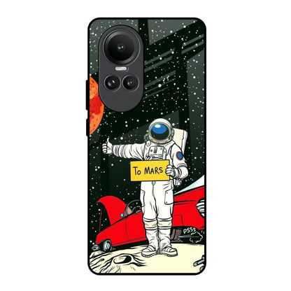 Astronaut on Mars Oppo Reno10 5G Glass Back Cover Online
