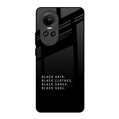 Black Soul Oppo Reno10 5G Glass Back Cover Online