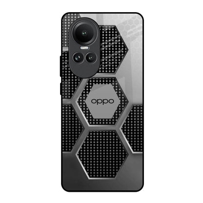 Hexagon Style Oppo Reno10 5G Glass Back Cover Online