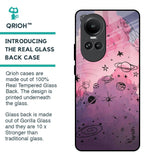 Space Doodles Glass Case for Oppo Reno10 5G