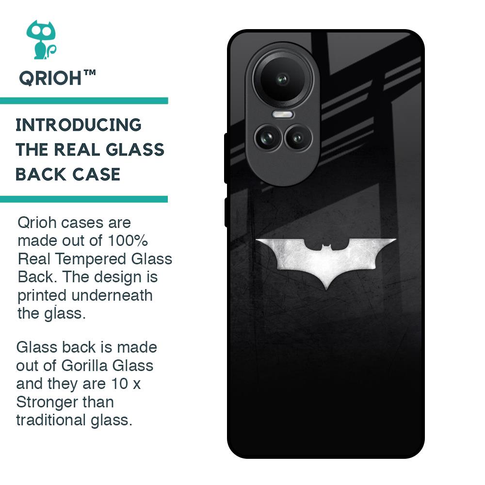 Super Hero Logo Glass Case for Oppo Reno10 5G