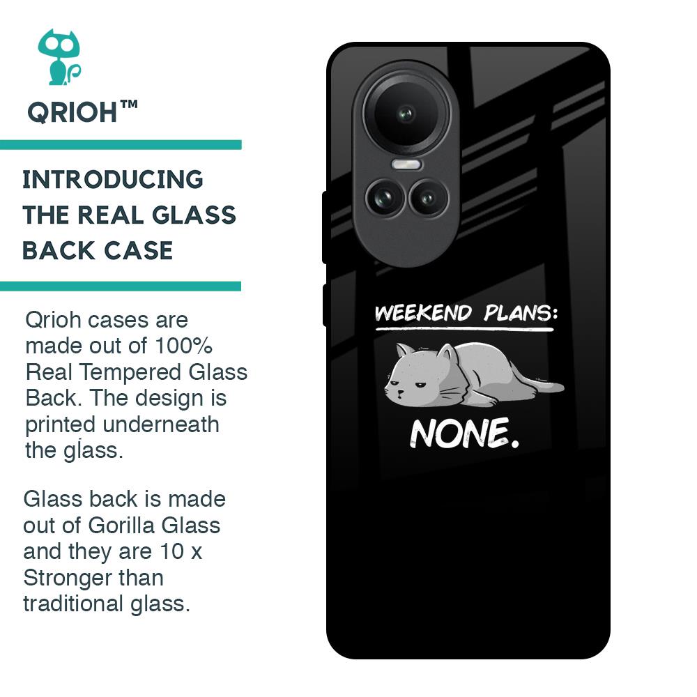 Weekend Plans Glass Case for Oppo Reno10 5G
