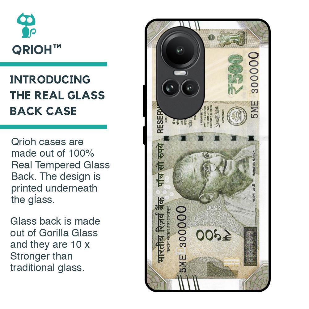 Cash Mantra Glass Case for Oppo Reno10 5G