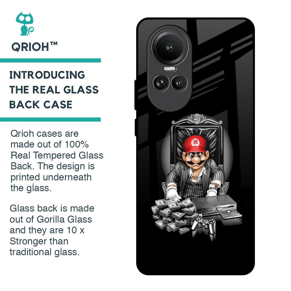 Dark Secret Glass Case for Oppo Reno10 5G