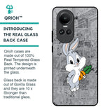 Cute Baby Bunny Glass Case for Oppo Reno10 5G
