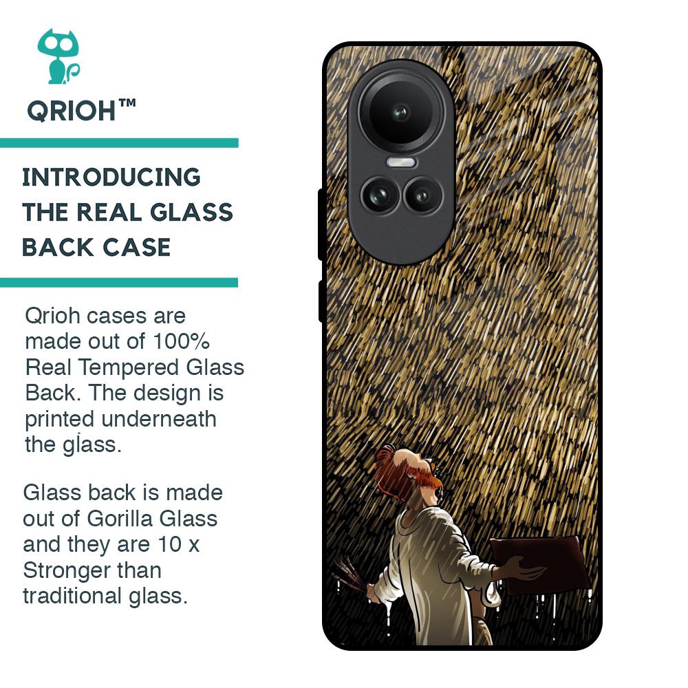 Rain Festival Glass Case for Oppo Reno10 5G