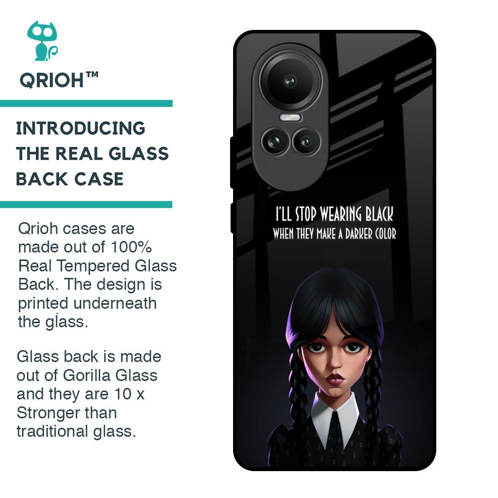 Aesthetic Digital Art Glass Case for Oppo Reno10 5G