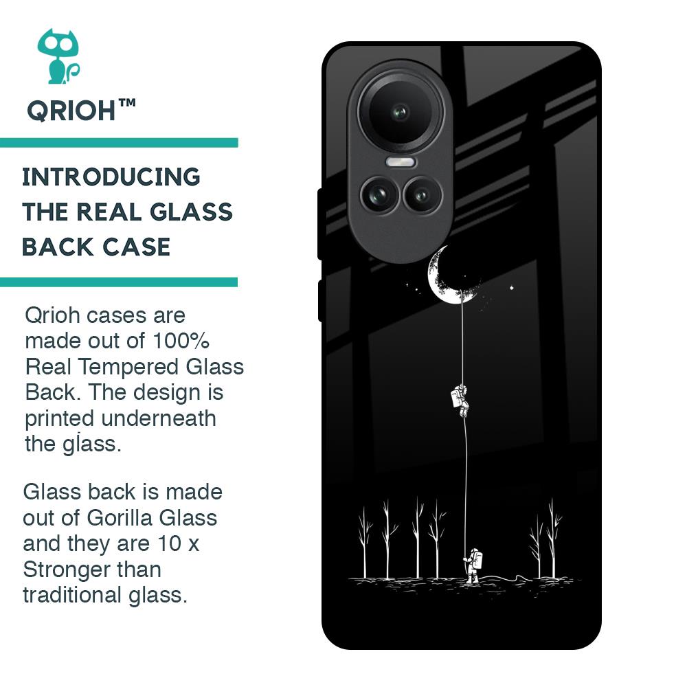 Catch the Moon Glass Case for Oppo Reno10 5G