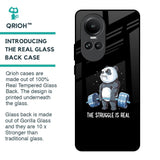 Real Struggle Glass Case for Oppo Reno10 5G