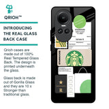 Coffee Latte Glass Case for Oppo Reno10 5G