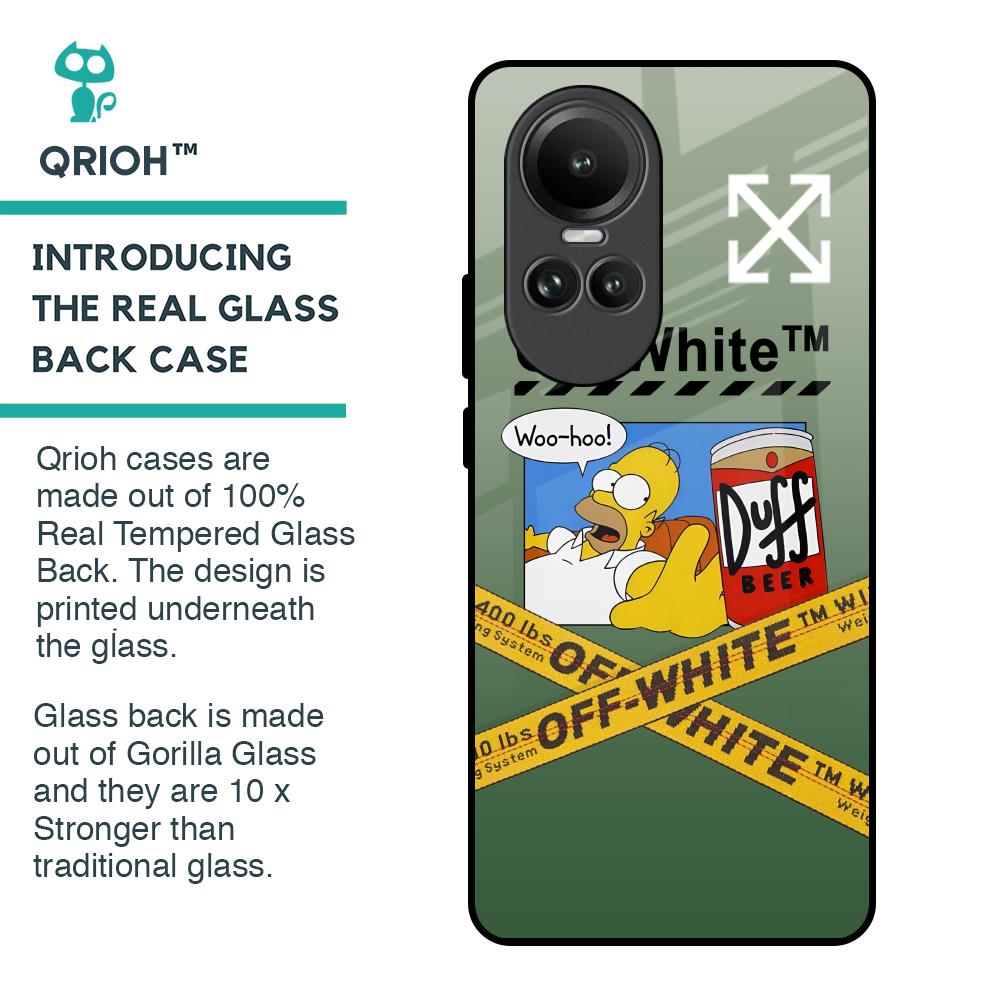 Duff Beer Glass Case for Oppo Reno10 5G