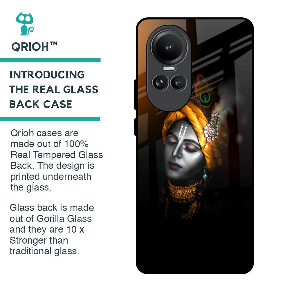 Ombre Krishna Glass Case for Oppo Reno10 5G