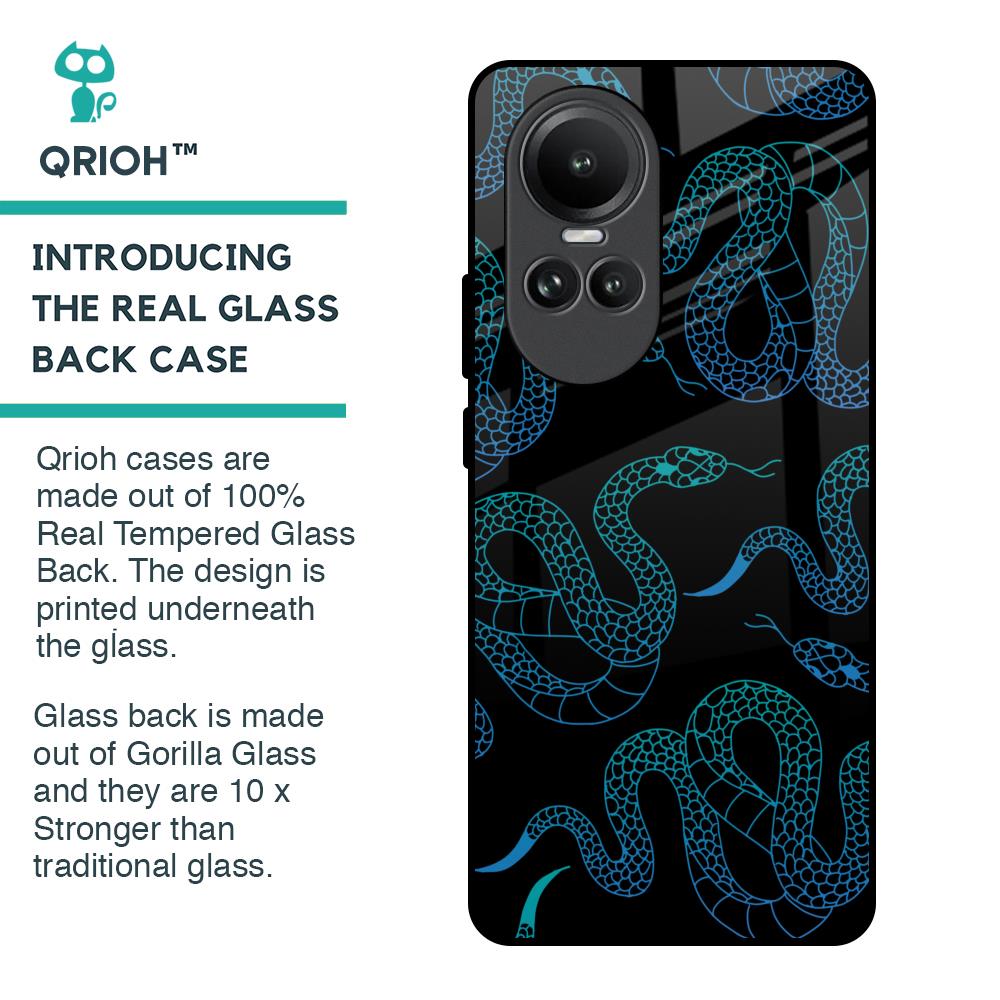 Serpentine Glass Case for Oppo Reno10 5G