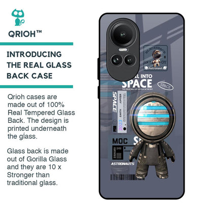 Space Travel Glass Case for Oppo Reno10 5G