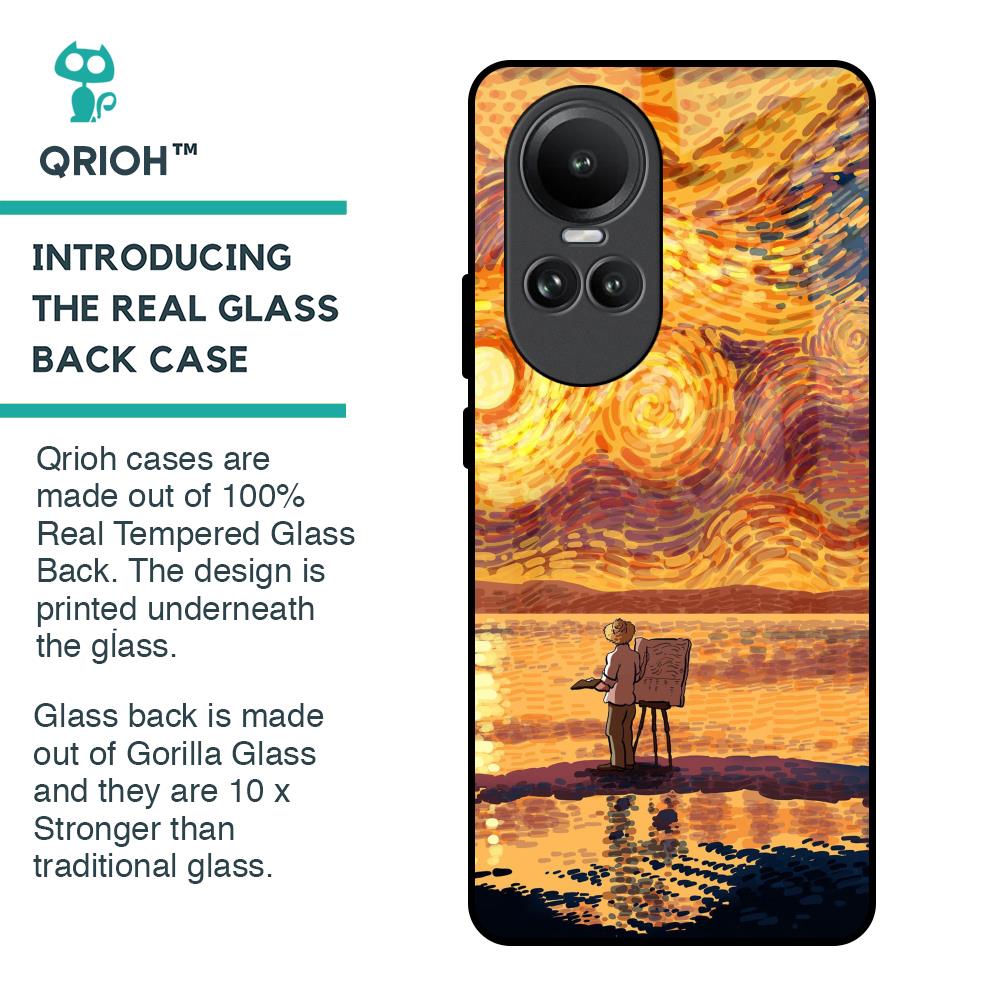 Sunset Vincent Glass Case for Oppo Reno10 5G