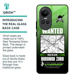 Zoro Wanted Glass Case for Oppo Reno10 5G