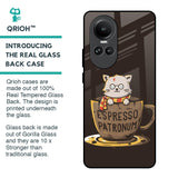 Tea With Kitty Glass Case For Oppo Reno10 5G