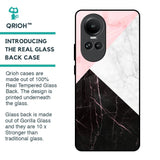 Marble Collage Art Glass Case For Oppo Reno10 5G