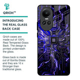 Techno Color Pattern Glass Case For Oppo Reno10 5G