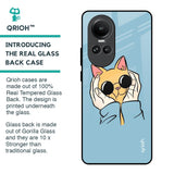 Adorable Cute Kitty Glass Case For Oppo Reno10 5G