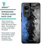 Dark Grunge Glass Case for Oppo Reno10 5G