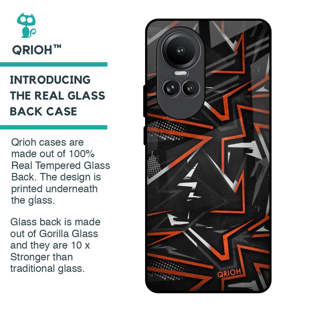 Vector Art Glass Case for Oppo Reno10 5G