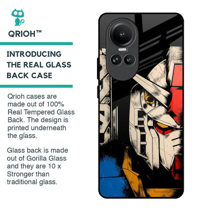 Transformer Art Glass Case for Oppo Reno10 5G