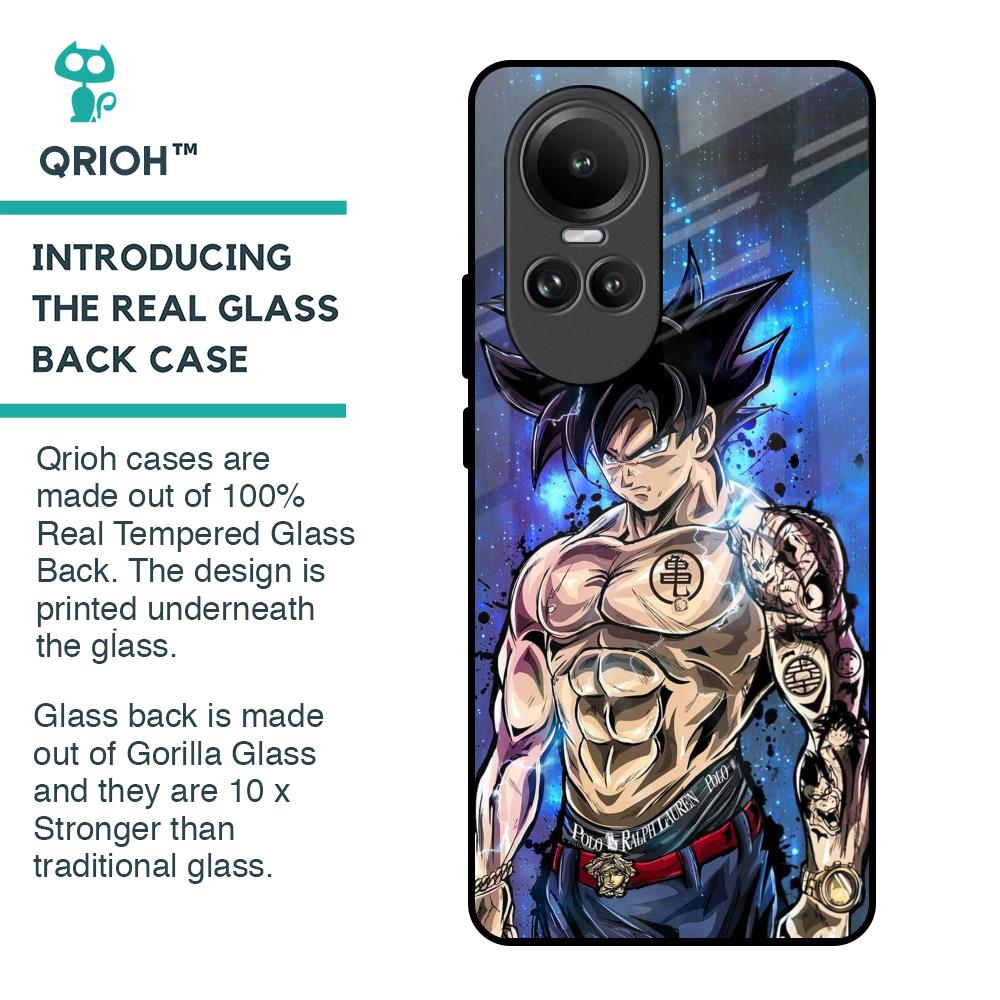 Branded Anime Glass Case for Oppo Reno10 5G
