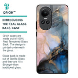 Marble Ink Abstract Glass Case for Oppo Reno10 5G