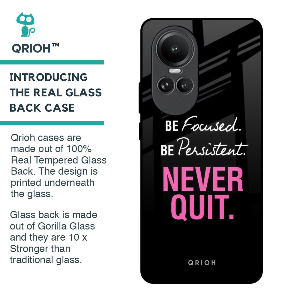 Be Focused Glass Case for Oppo Reno10 5G