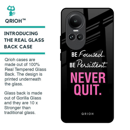 Be Focused Glass Case for Oppo Reno10 5G