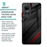 Modern Abstract Glass Case for Oppo Reno10 5G