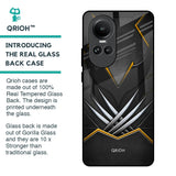 Black Warrior Glass Case for Oppo Reno10 5G