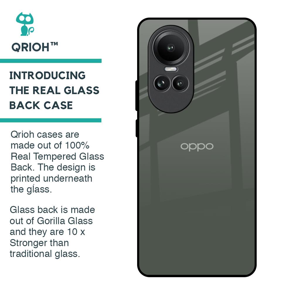 Charcoal Glass Case for Oppo Reno10 5G