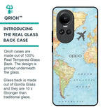 Fly Around The World Glass Case for Oppo Reno10 5G