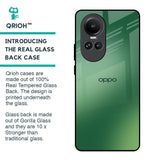 Green Grunge Texture Glass Case for Oppo Reno10 5G