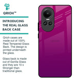 Magenta Gradient Glass Case For Oppo Reno10 5G