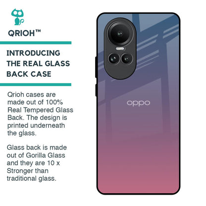 Pastel Gradient Glass Case for Oppo Reno10 5G