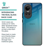 Sea Theme Gradient Glass Case for Oppo Reno10 5G