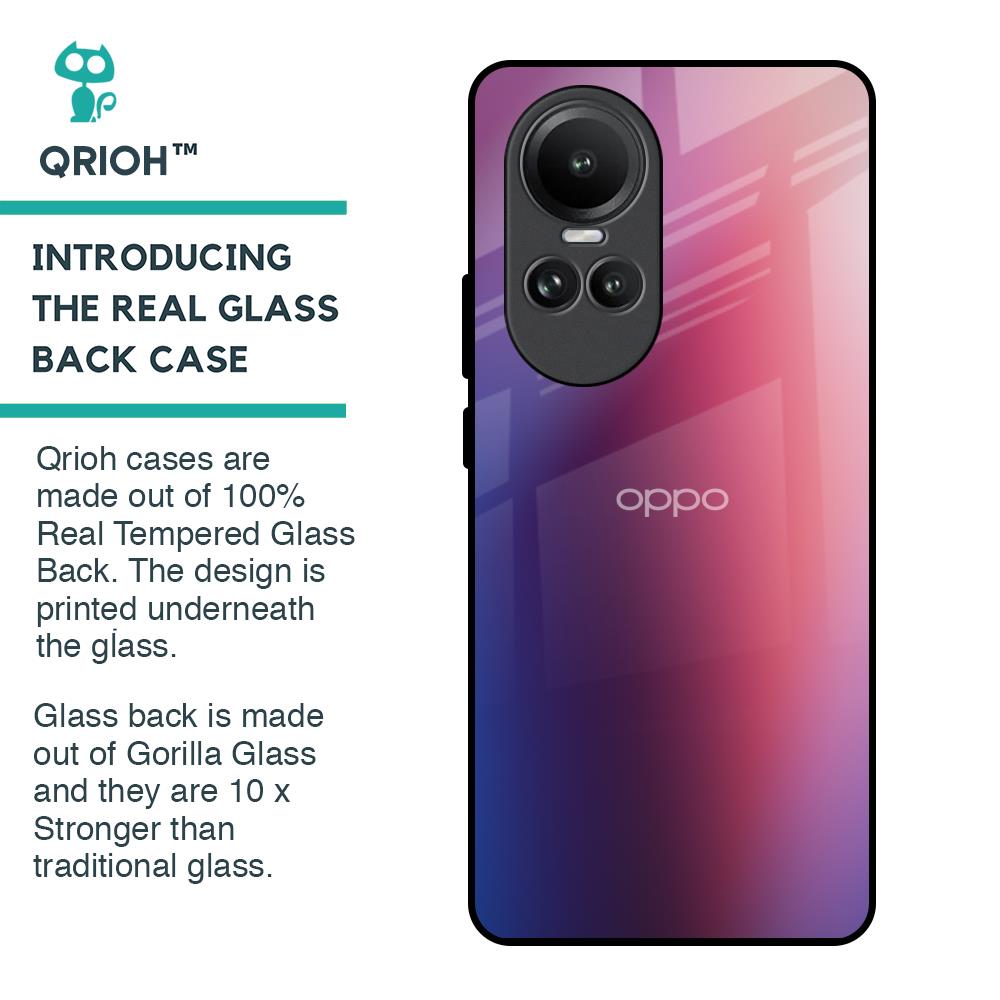 Multi Shaded Gradient Glass Case for Oppo Reno10 5G
