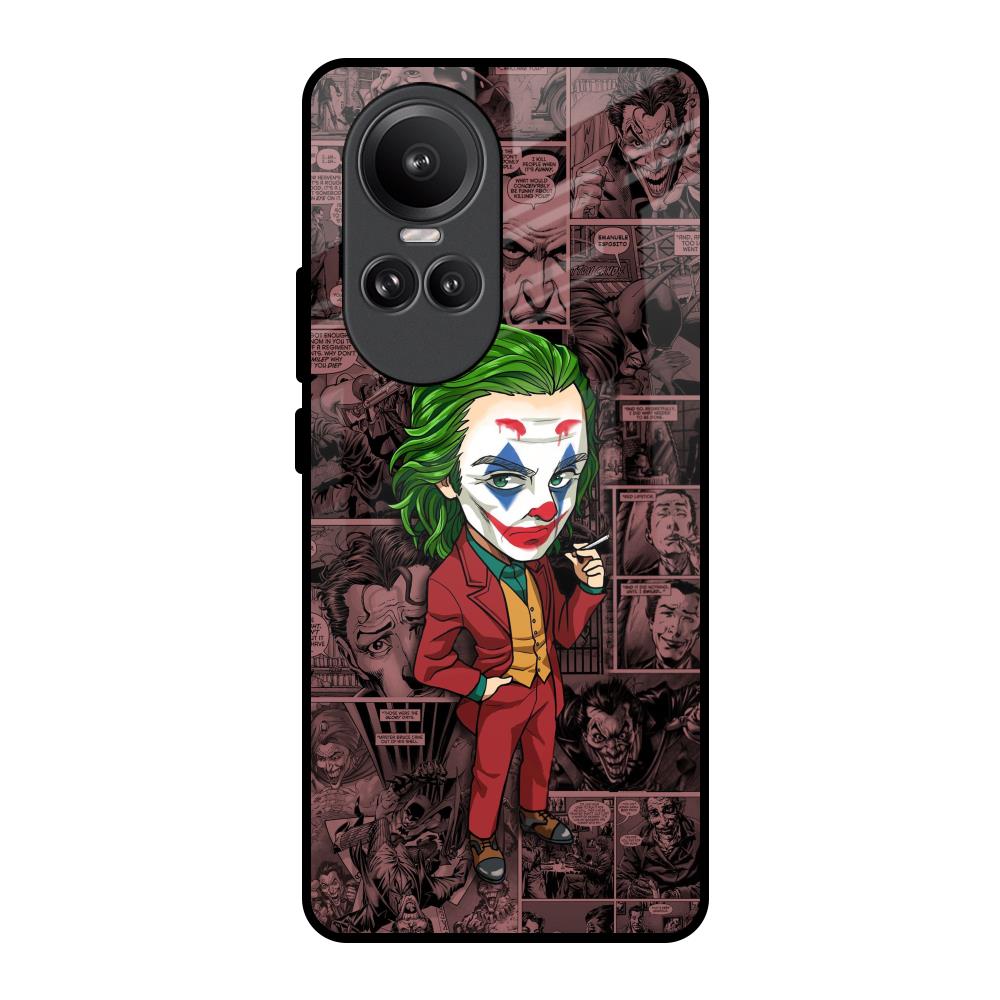 Joker Cartoon Oppo Reno10 Pro 5G Glass Back Cover Online