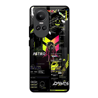Astro Glitch Oppo Reno10 Pro 5G Glass Back Cover Online
