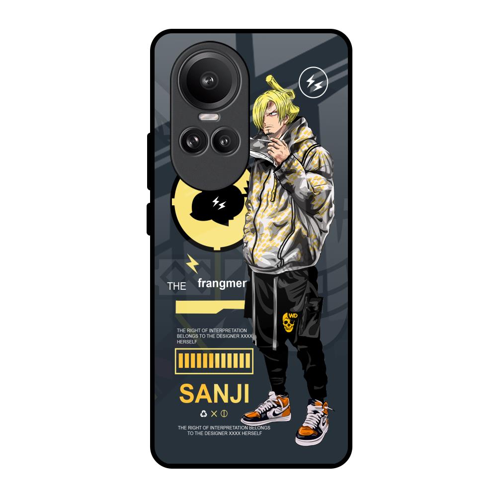 Cool Sanji Oppo Reno10 Pro 5G Glass Back Cover Online