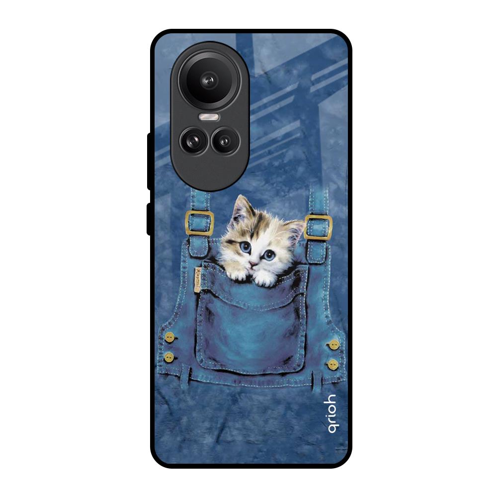 Kitty In Pocket Oppo Reno10 Pro 5G Glass Back Cover Online