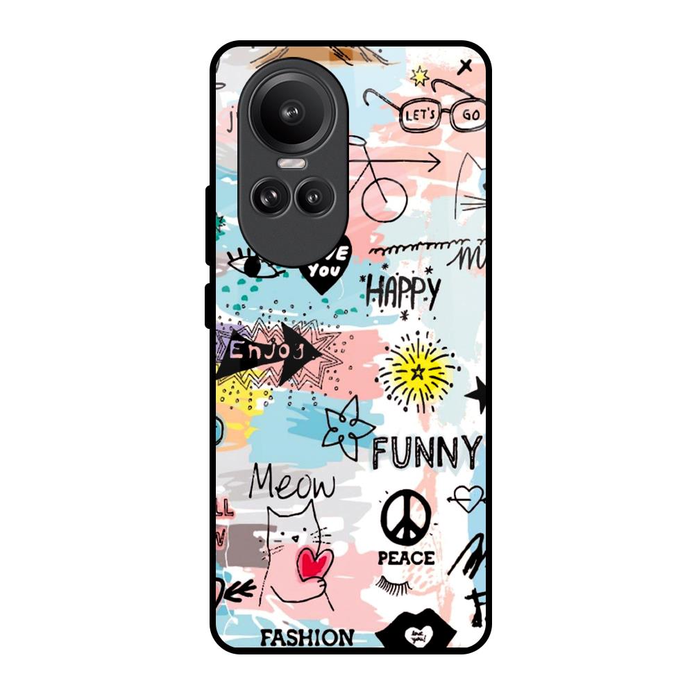 Just For You Oppo Reno10 Pro 5G Glass Back Cover Online